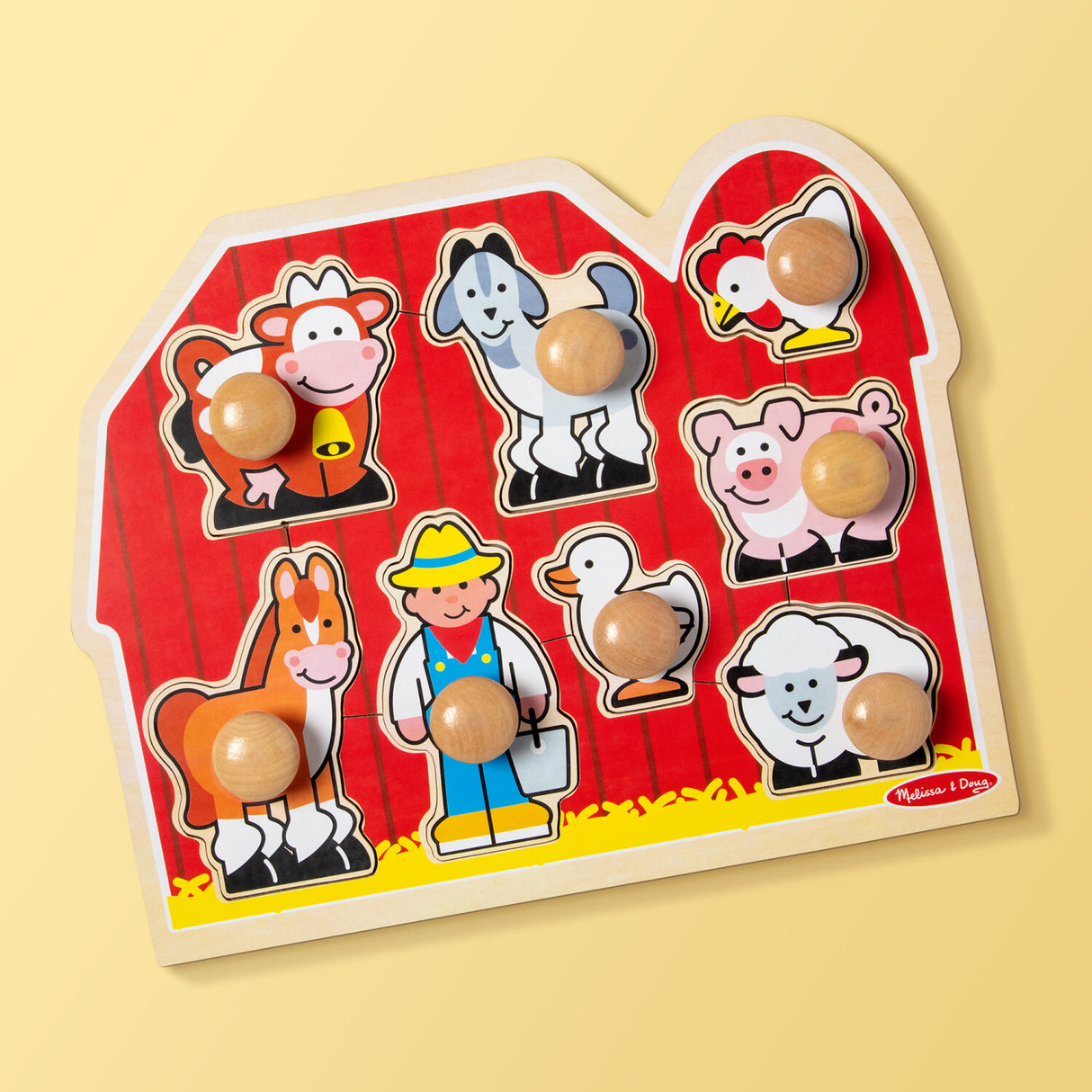 Large Farm Jumbo Knob Puzzle - 8 pieces
