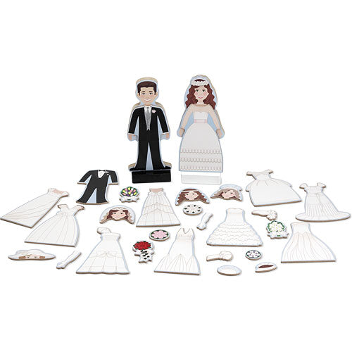 Bride & Groom Magnetic Dress Up