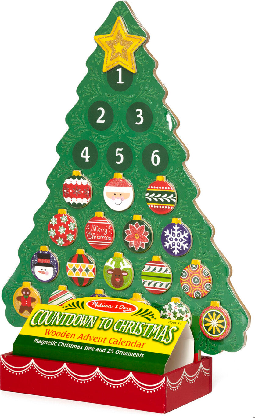 Countdown to Christmas - Wooden Advent Calendar