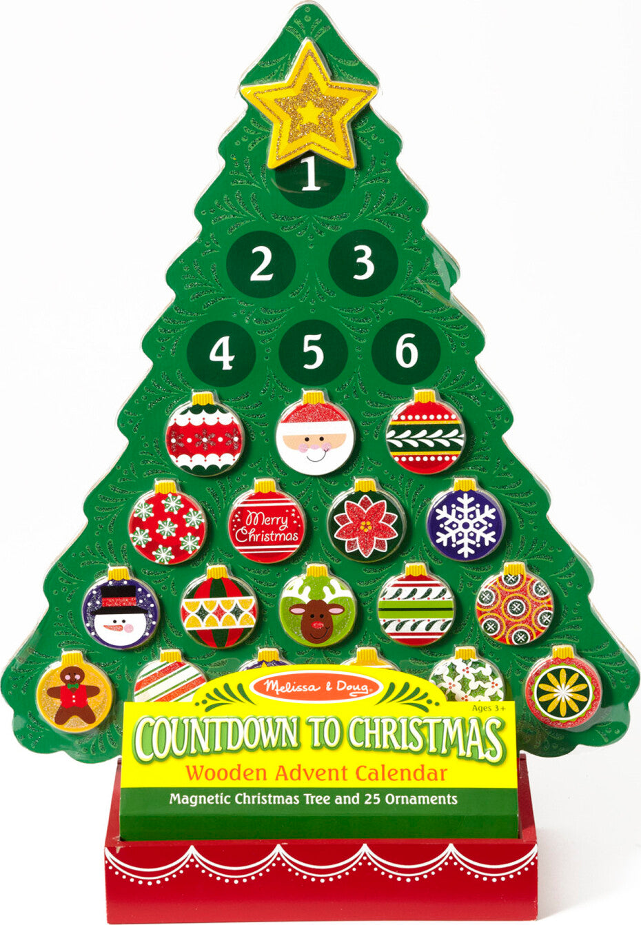 Countdown to Christmas - Wooden Advent Calendar