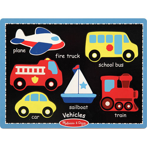 First Chunky Vehicles Puzzle