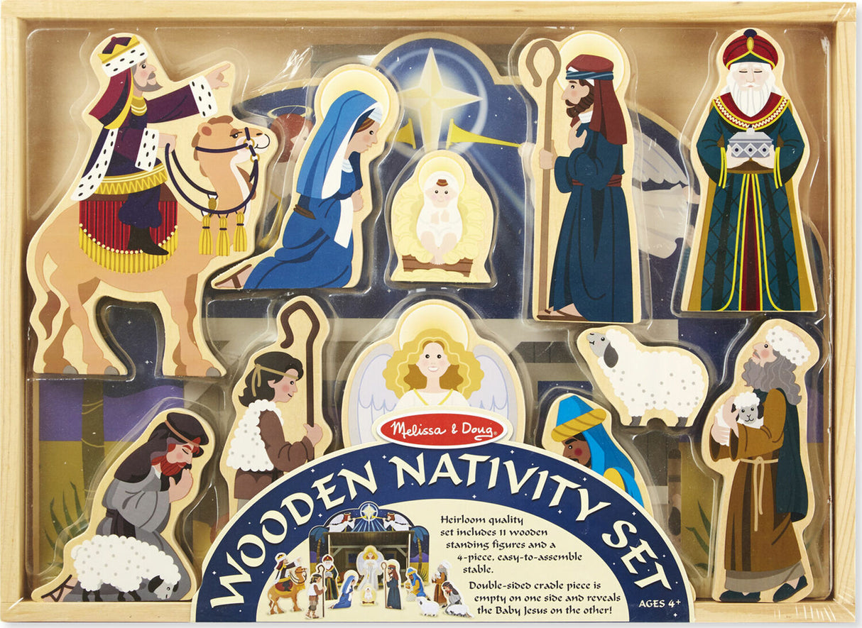 Wooden Nativity Set