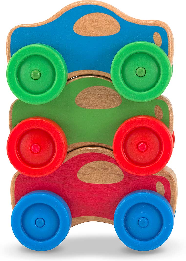 Stacking Cars Wooden