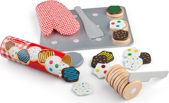Slice and Bake Cookie Set Wooden