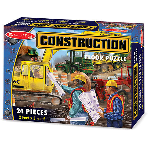 Construction Floor Puzzle 24 pc