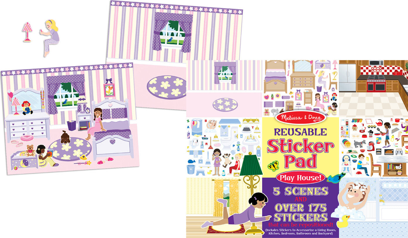 Play House Reusable Sticker Pad