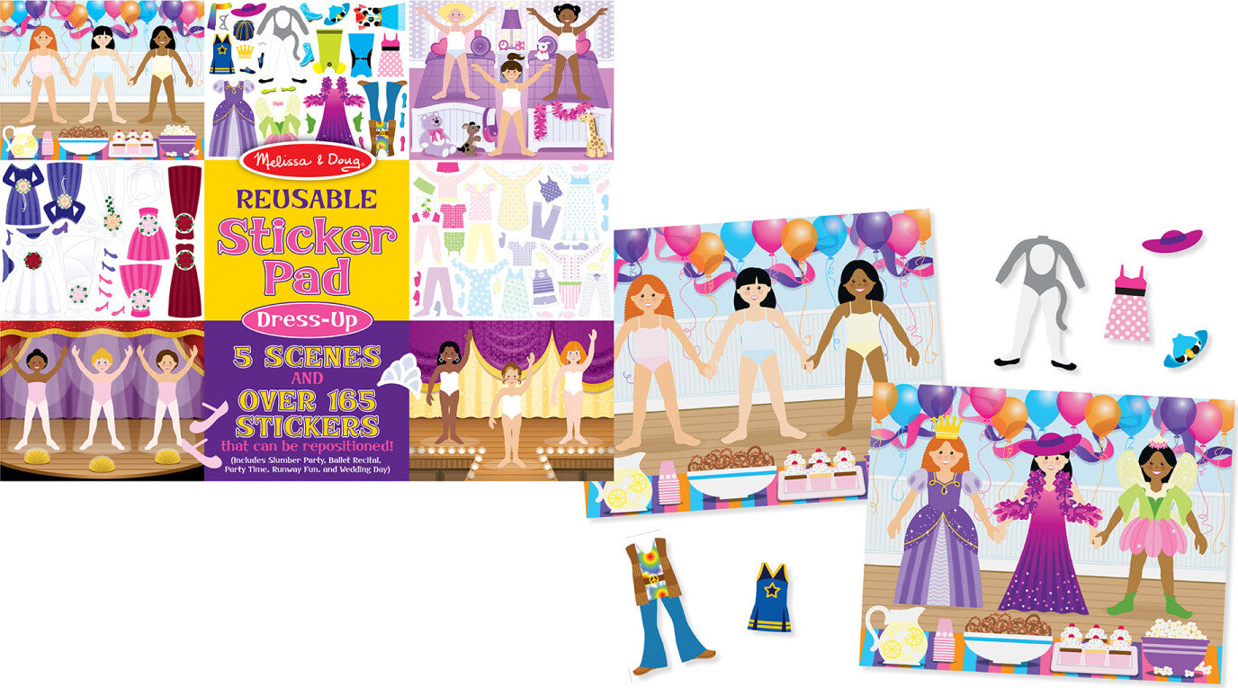 Reusable Sticker Pad Dress-Up