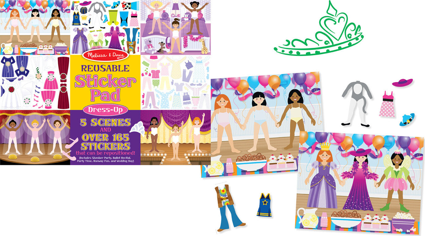 Reusable Sticker Pad Dress-Up
