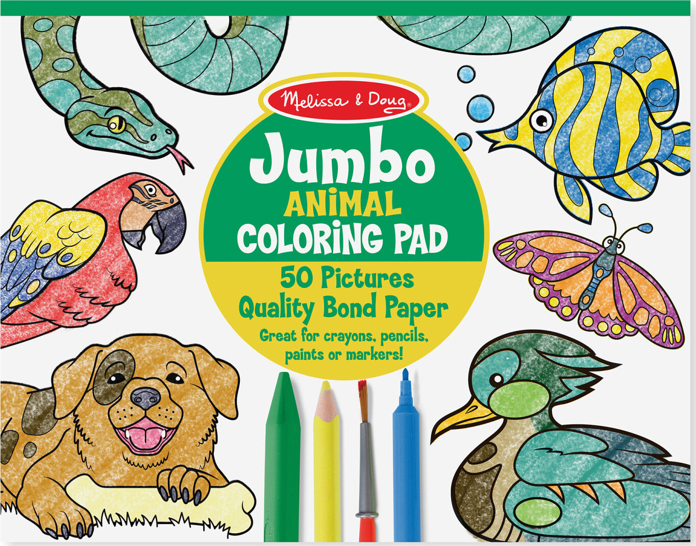 Jumbo Coloring Pad - Animal