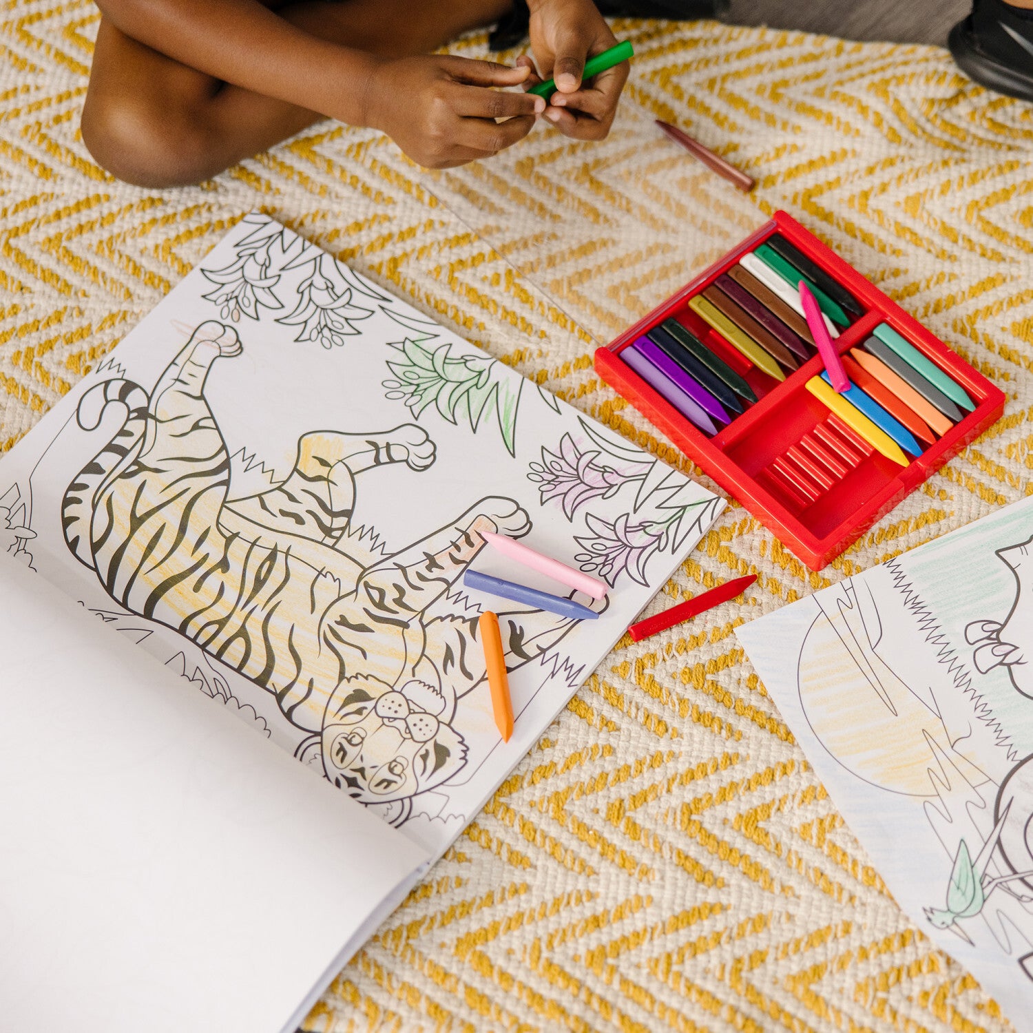Jumbo Coloring Pad - Animal