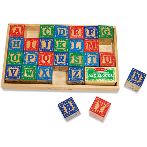 Classic Wooden ABC Blocks
