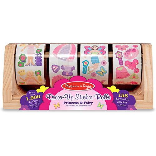 Dress-Up Sticker Rolls Princess and Fairy