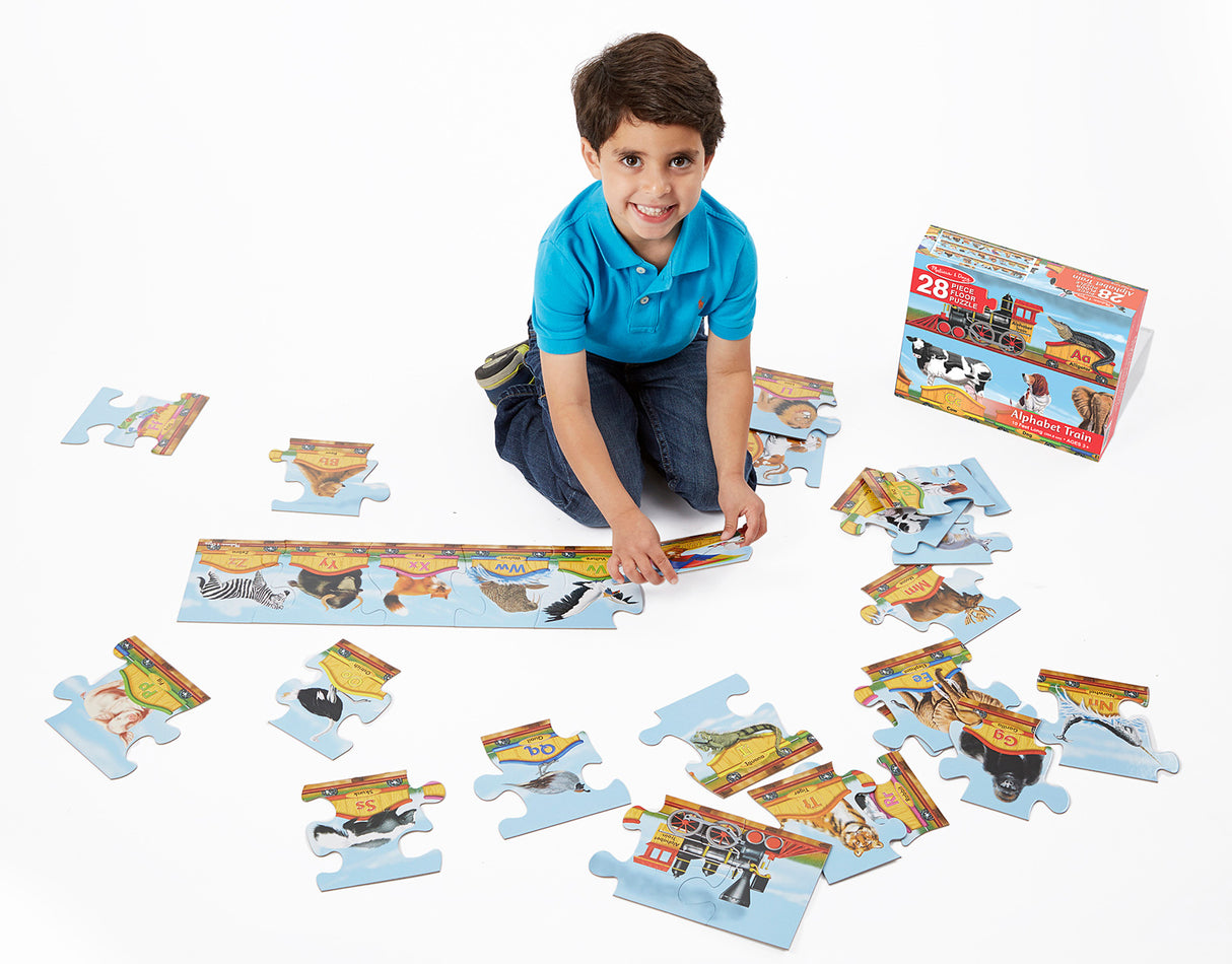 Alphabet Train Floor Puzzle 28pc