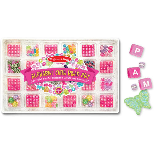 Alphabet Cube Bead Set