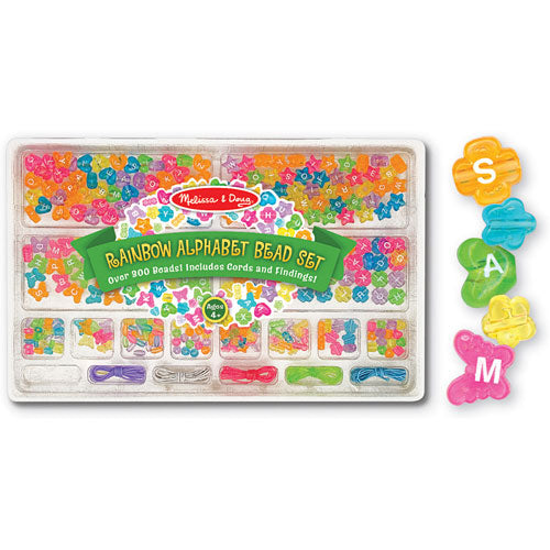 Rainbow Alphabet Bead Set