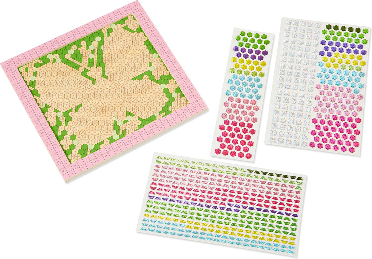 Peel & Press Sticker by Number Butterfly