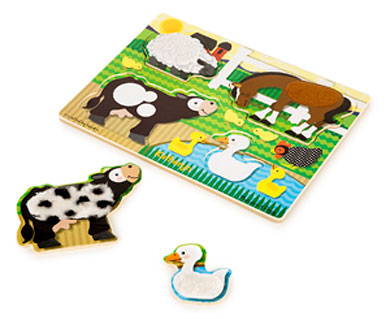 Farm Animals Touch and Feel Puzzle