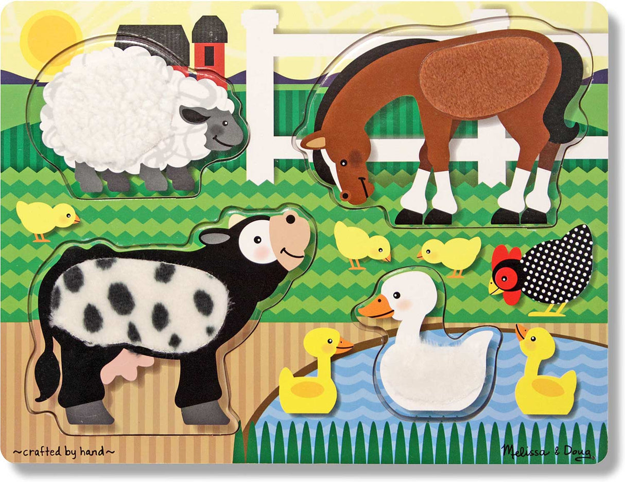 Farm Animals Touch and Feel Puzzle