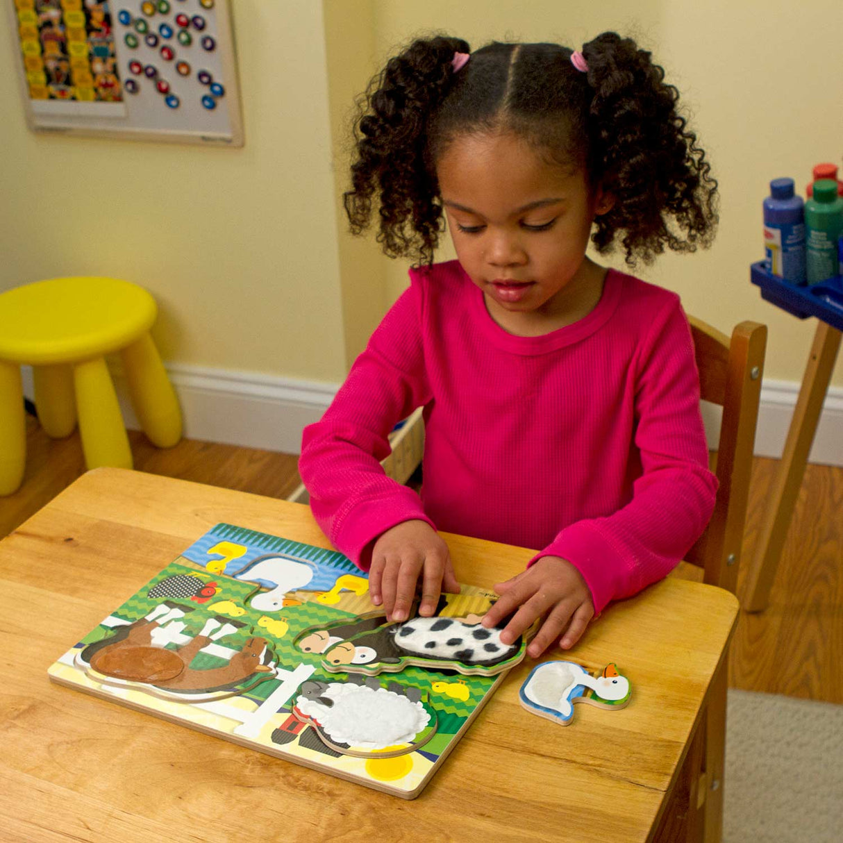 Farm Animals Touch and Feel Puzzle