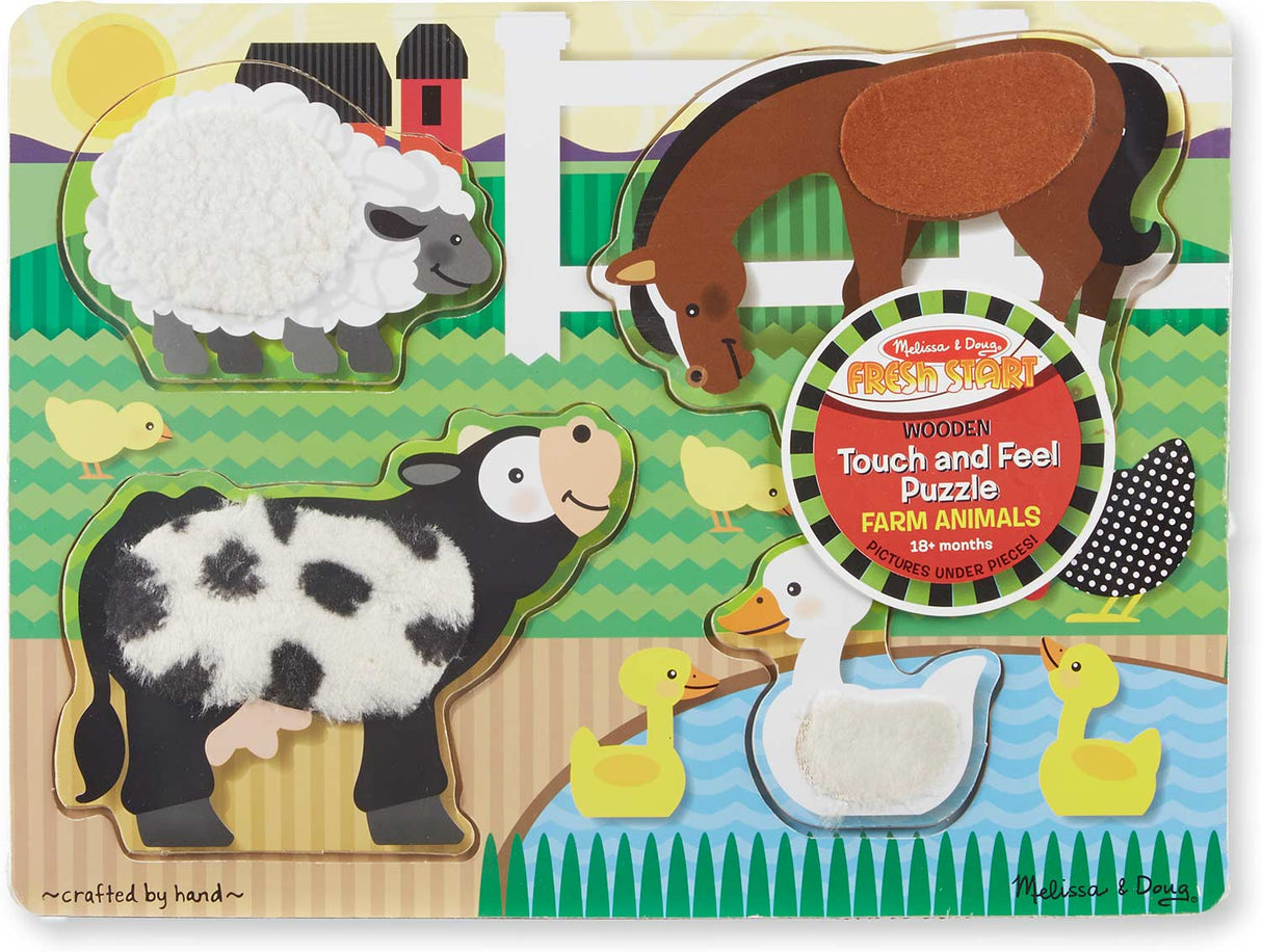 Farm Animals Touch and Feel Puzzle