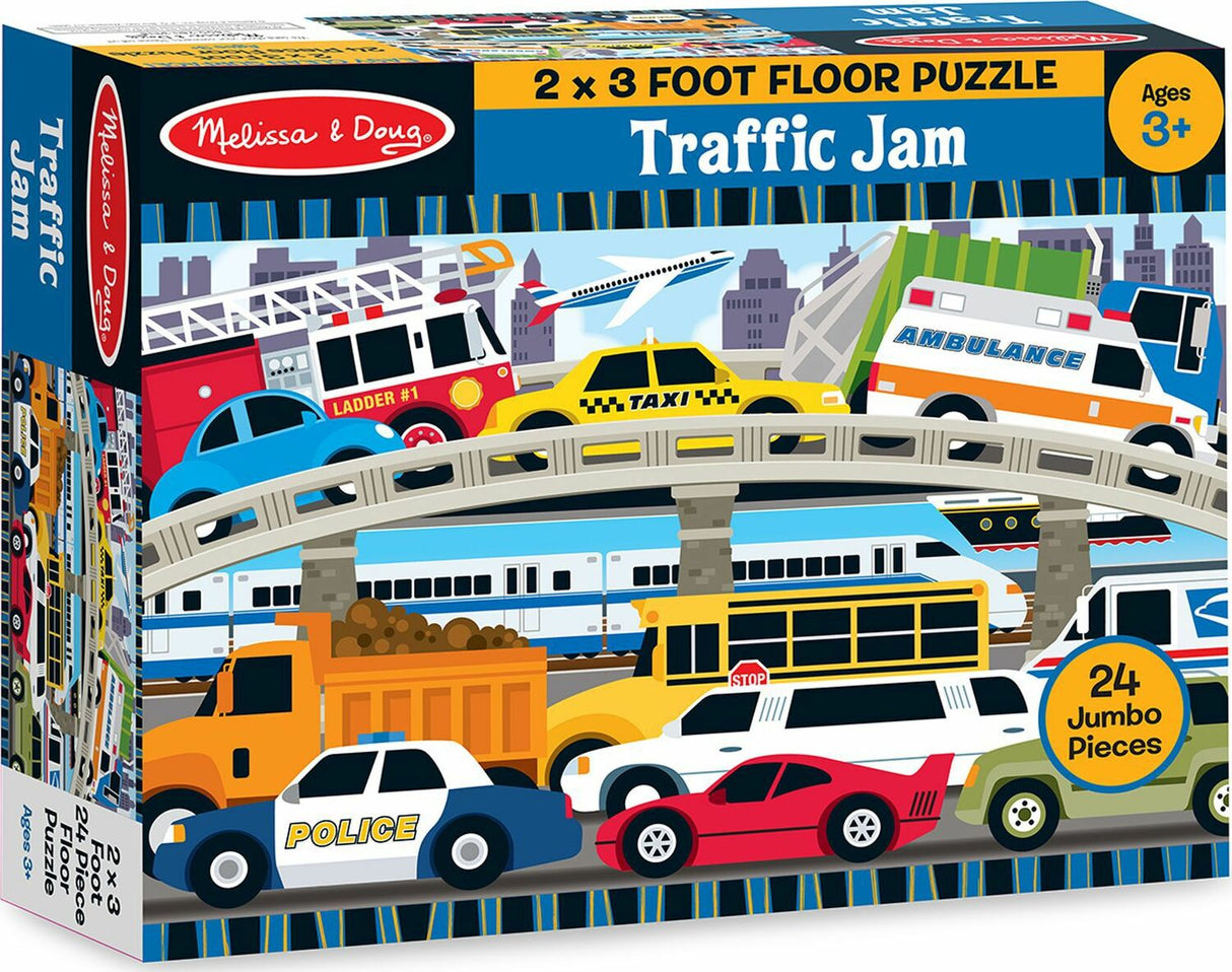 traffic jam floor puzzle
