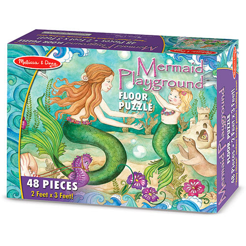Mermaid Playground Floor Puzzle (48 pc)