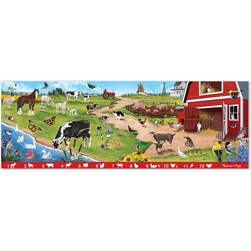 Search and Find Sunny Hill Farm Floor Puzzle 48pc