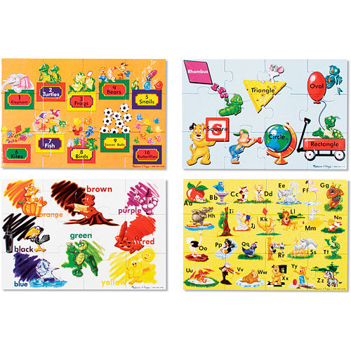 beginning skills floor puzzle