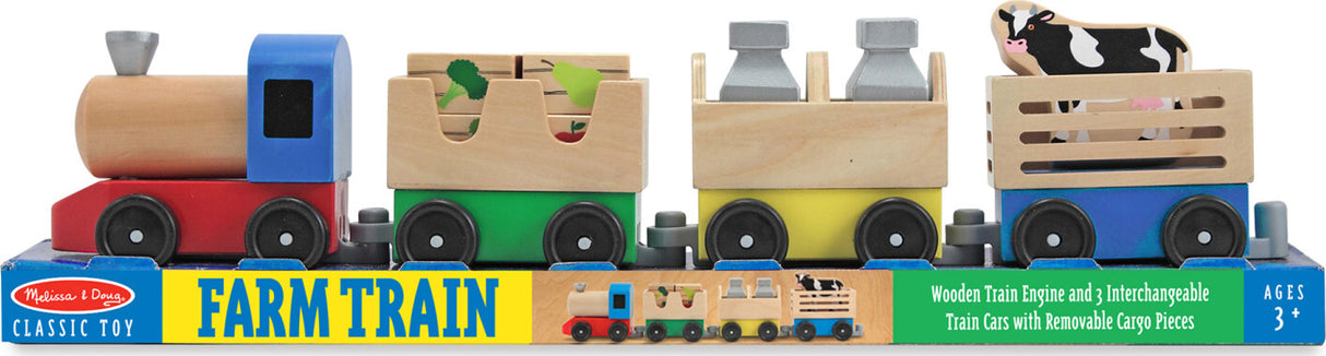 Wooden Farm Train