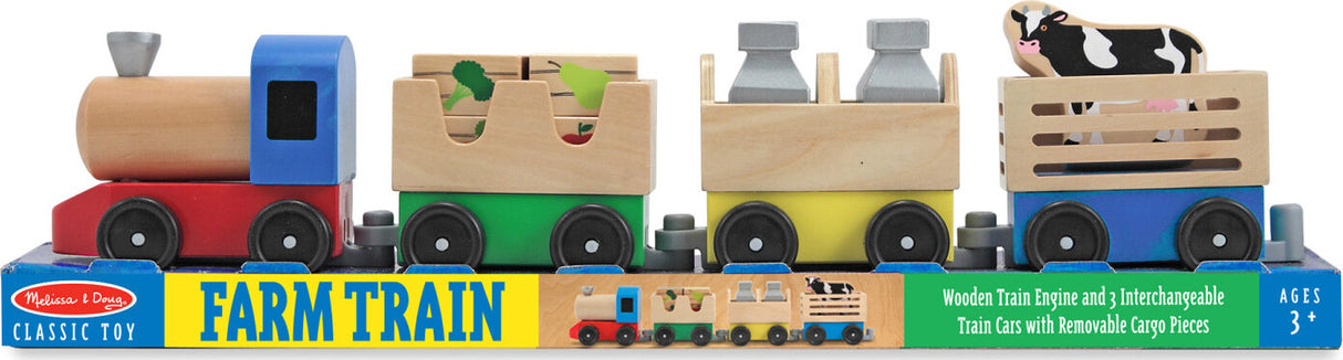 Wooden Farm Train