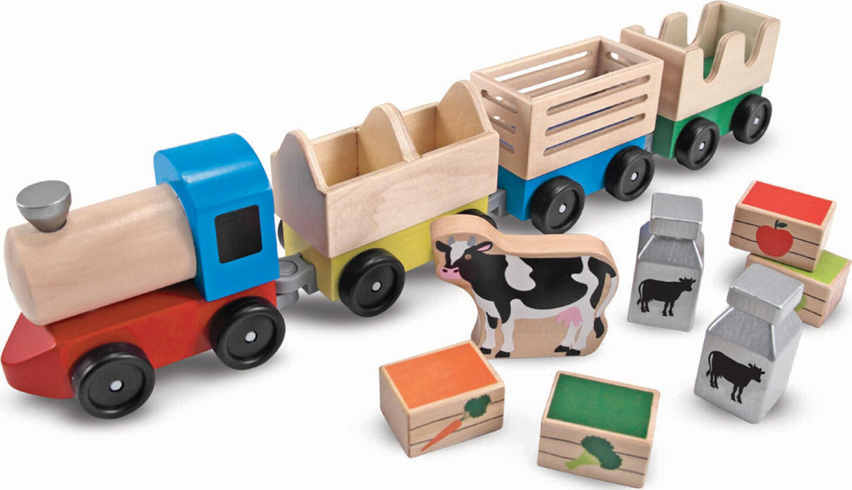 Wooden Farm Train