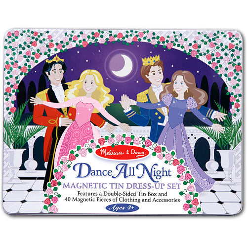 Dance All Night Magnetic Tin Dress-Up Set