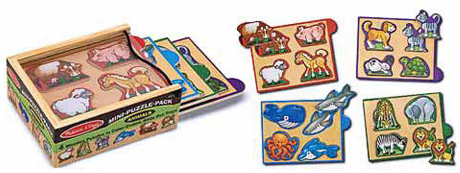 Animals Mini-Puzzle Pack