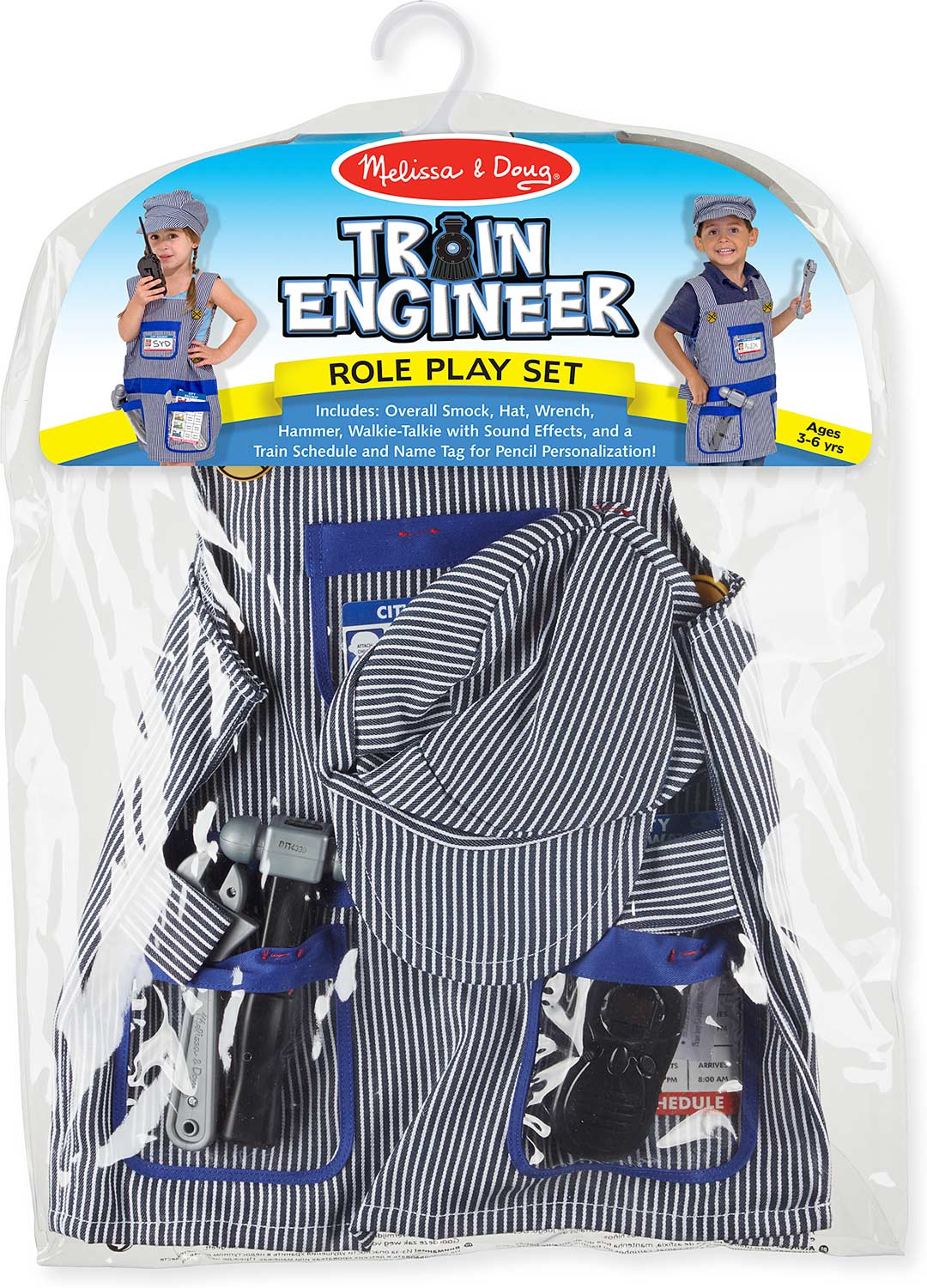 Train Engineer Role Play Costume Set