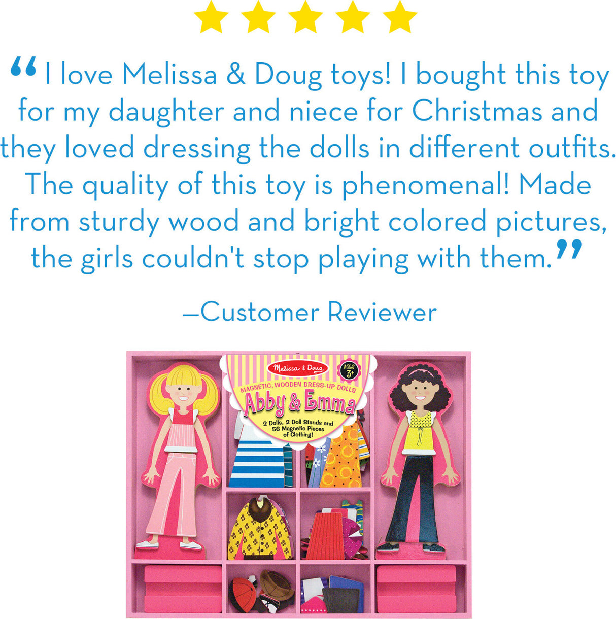 Abby and Emma Magnetic Dress-Up