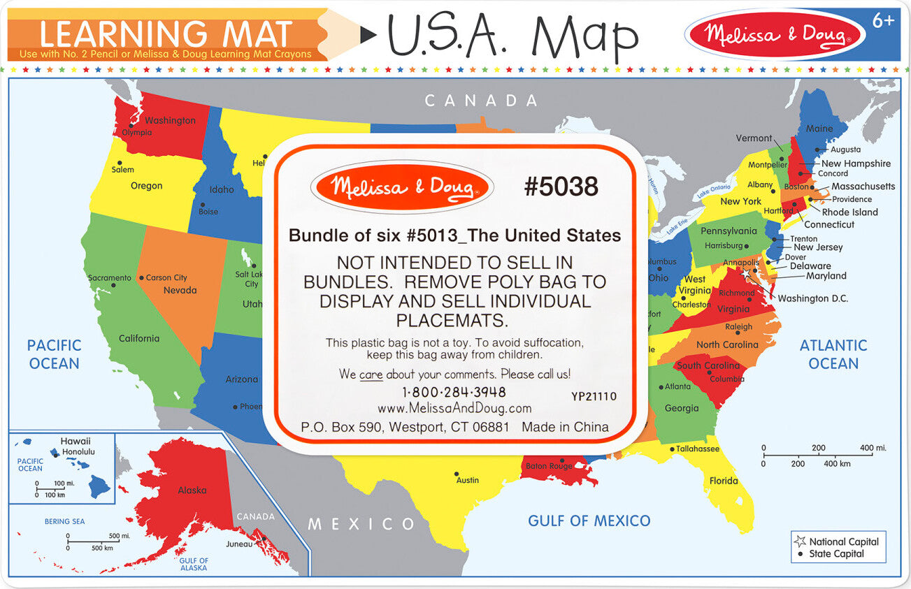 The United States Write-A-Mat