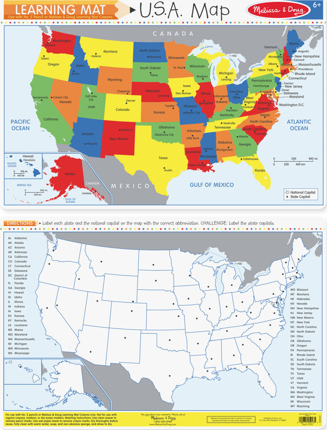 The United States Write-A-Mat