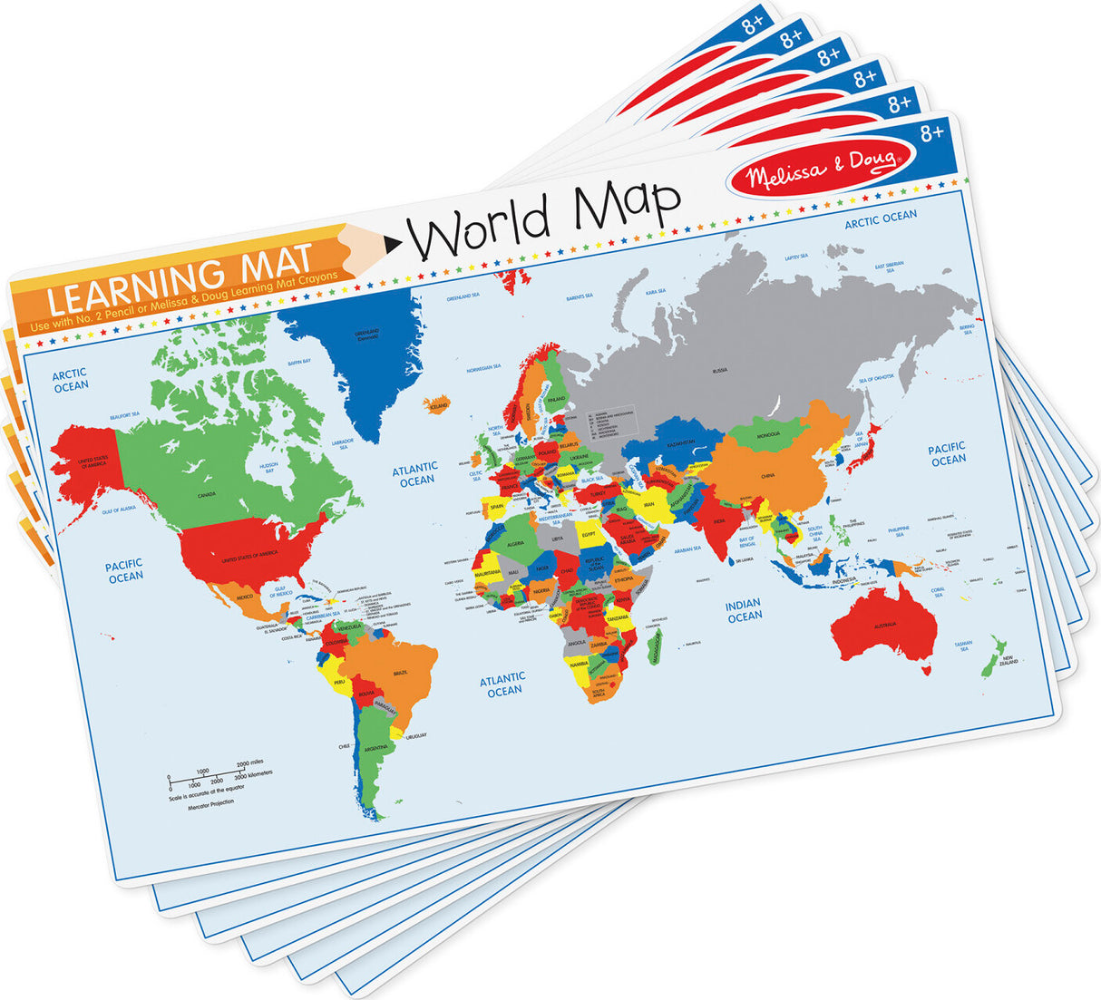 Countries of the World Write-a-Mat