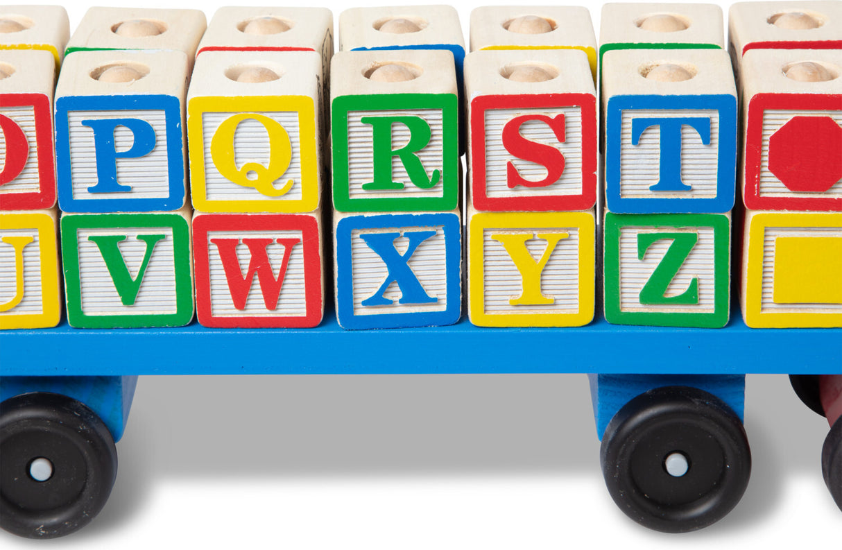 Wooden Alphabet Train