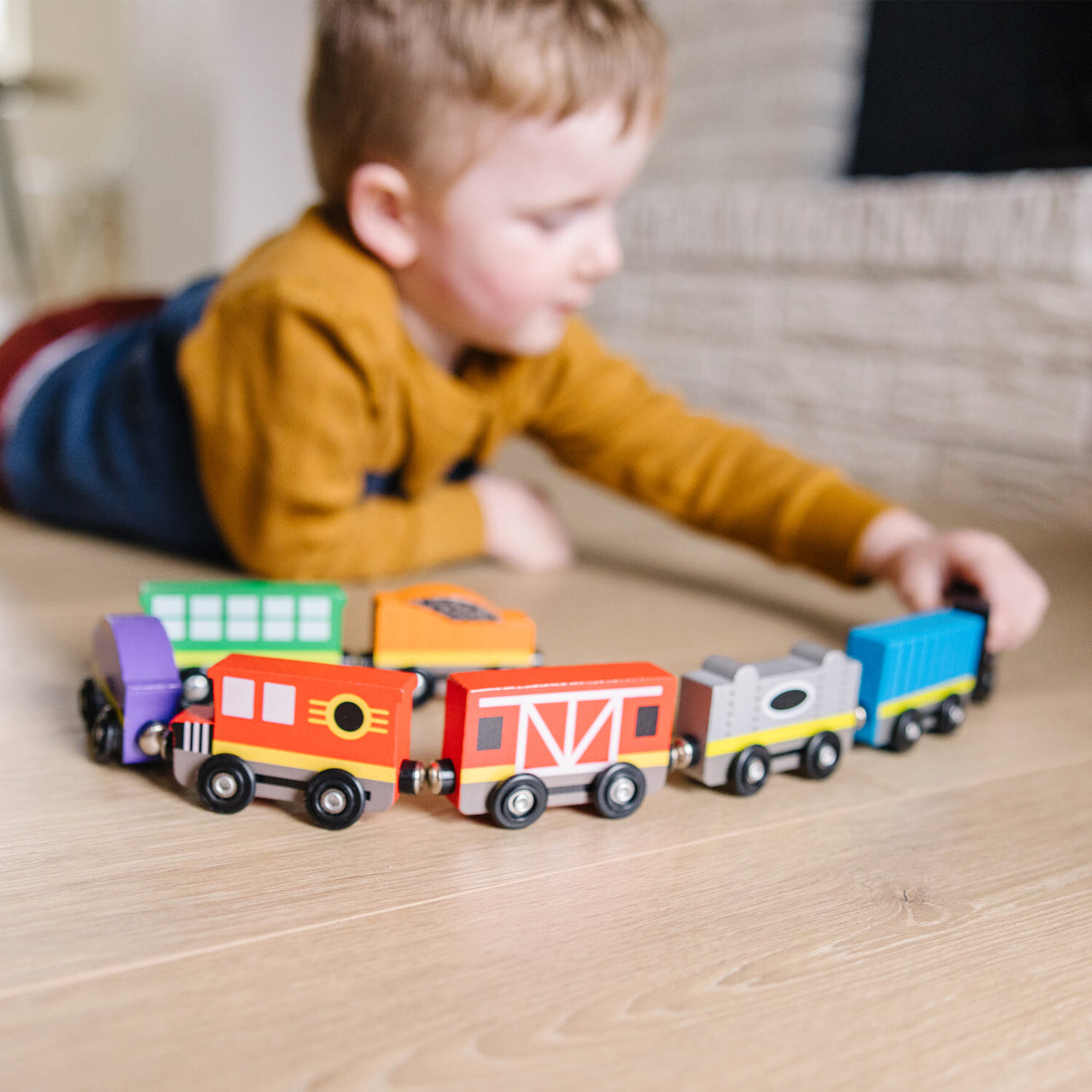 Wooden Train Cars