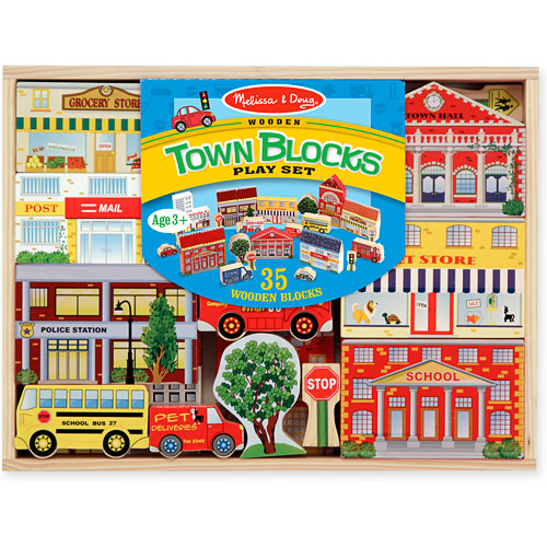 Town Blocks Play Set