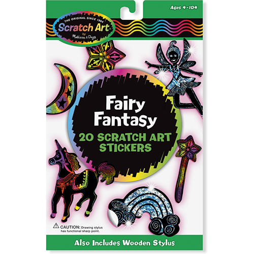 Fairy Fantasy Scratch Art Stickers (3344)