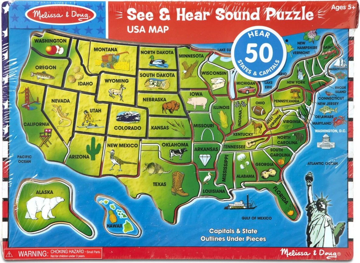 USA Map Sound Puzzle