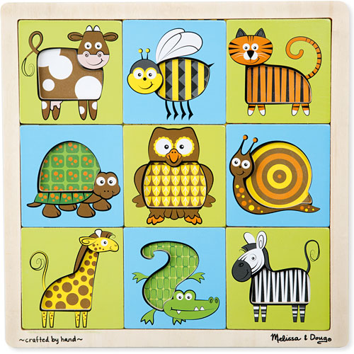Peek-Through Puzzle Animals