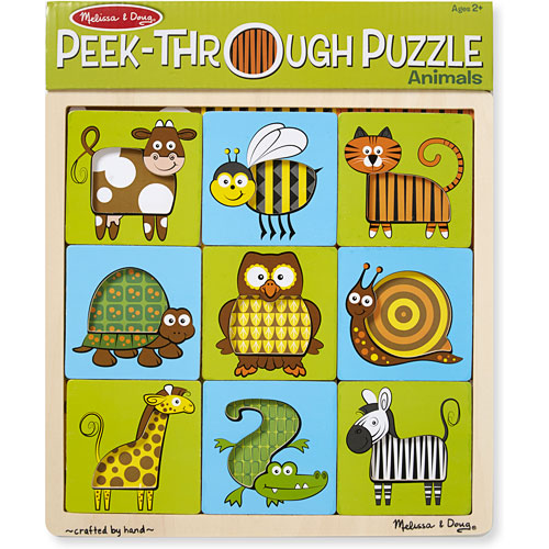 Peek-Through Puzzle Animals