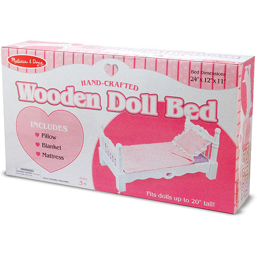 Bed Wooden Doll