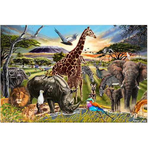 Savannah Adventure 48pc Floor Puzzle