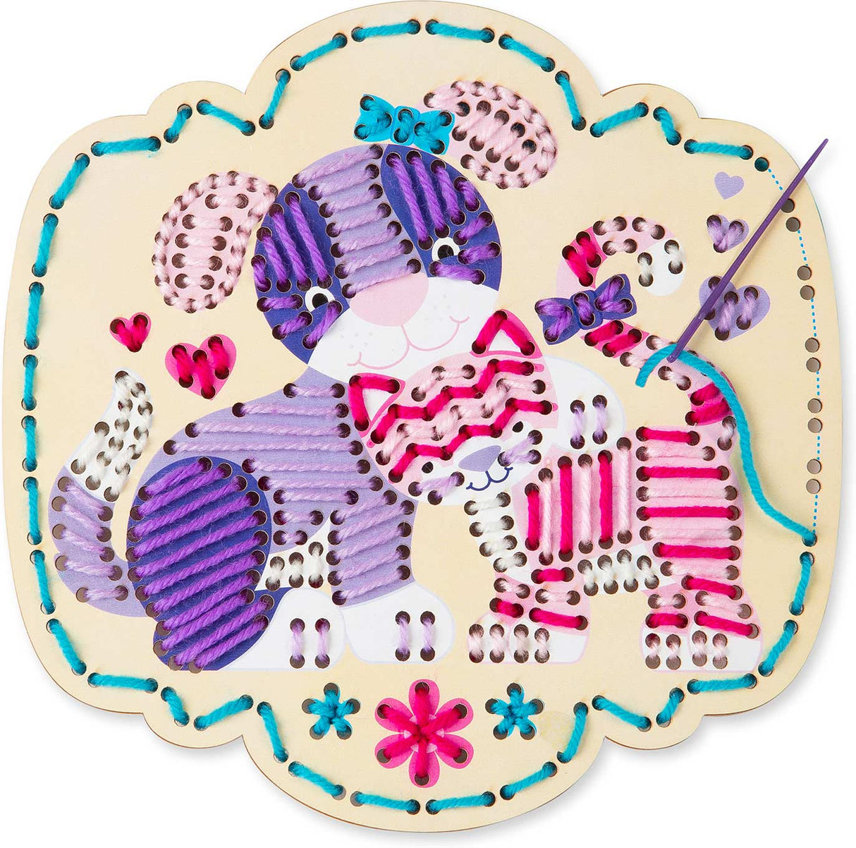 Stitch by Color - Puppy & Kitten