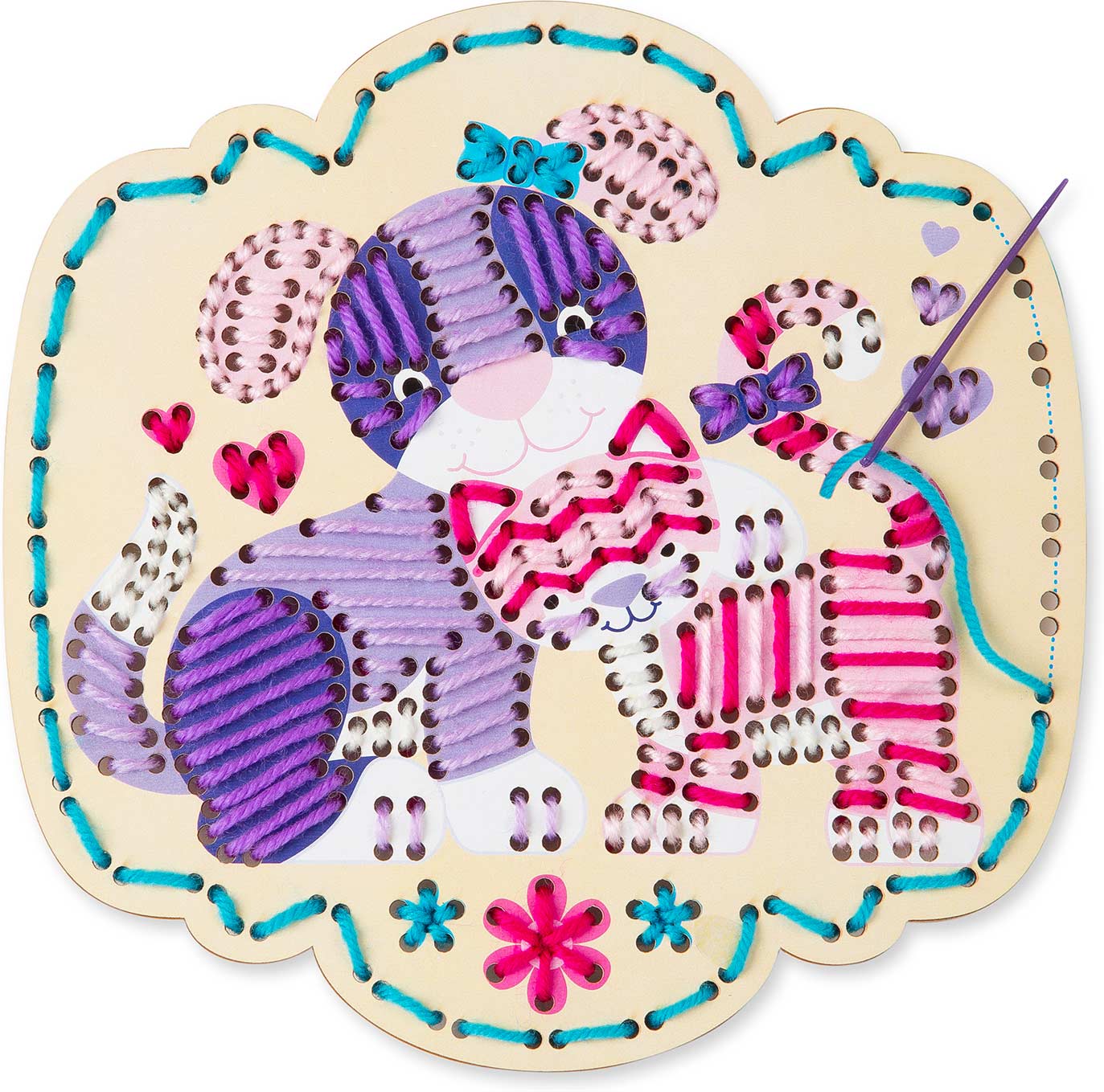 Stitch by Color - Puppy & Kitten