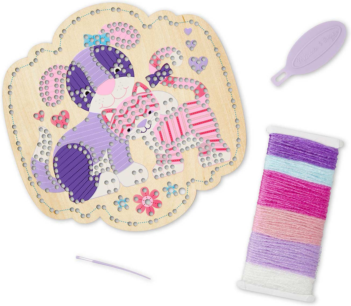 Stitch by Color - Puppy & Kitten